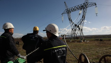 Radnici EDB-a na terenu