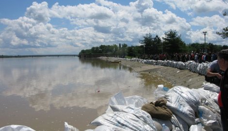 Vodostaj Save kod Šapca u opadanju