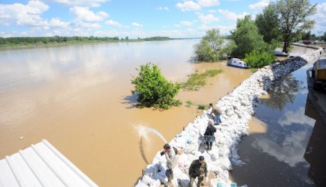 Odbrana Šapca od poplave