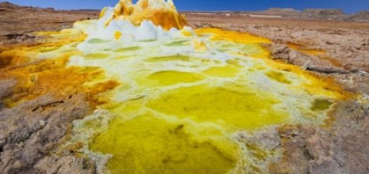 Pejzaž nastao aktivnošću vulkana