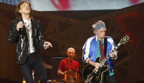 Roling Stonsi na sinićnjem nastupu u Oslu