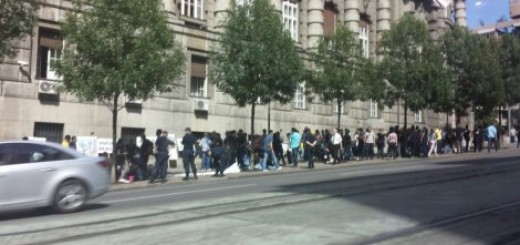 Protest radnika AMSS-a