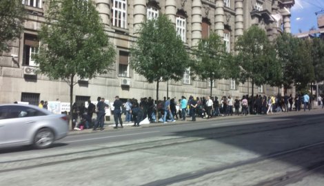 Protest radnika AMSS-a