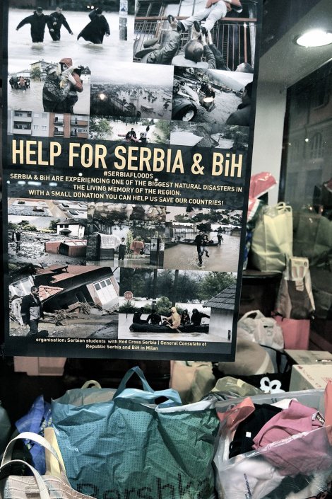 Studenti u Milanu traže pomoć za ugrožene