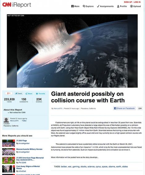 CNN stranica koja je izazvala paniku