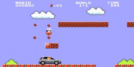 Super Mario u reklami za automobil