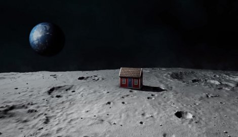 Prva kuća na Mesecu ličiće na tradicionalne švedske kolibe Foto: Profimedia