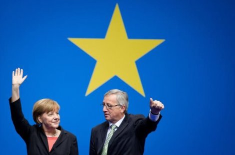 Angela Merkel i Žan-Klod Junker