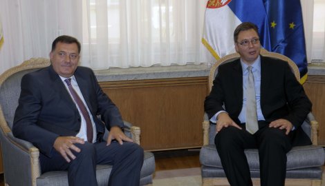 Aleksandar VUčić i Milorad Dodik