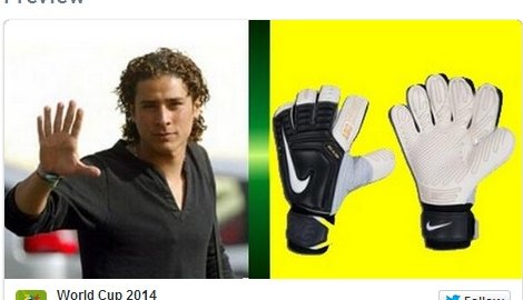 Ne, meksički golman Očoa nema šest prstiju na desnoj ruci