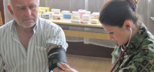 Vojni lekari u selima Podgaj i Sepci