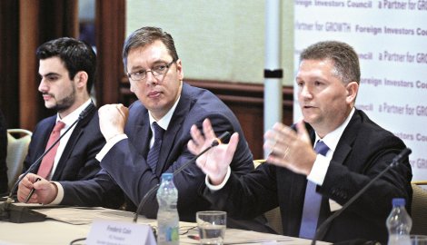 Stvoriti ambijent: Vučić i Krstić sa investitorima