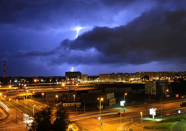 Munje nad Beogradom (Tanjug)