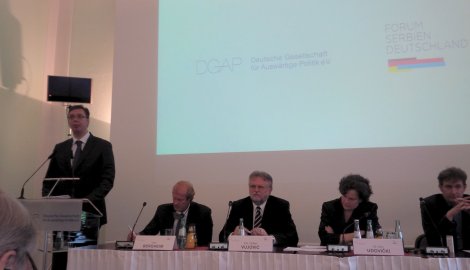 Aleksandar Vučić tokom panel diskusije