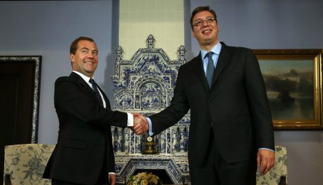 Vučić je juče sat vremena razgovarao sa Medvedevim u četiri oka