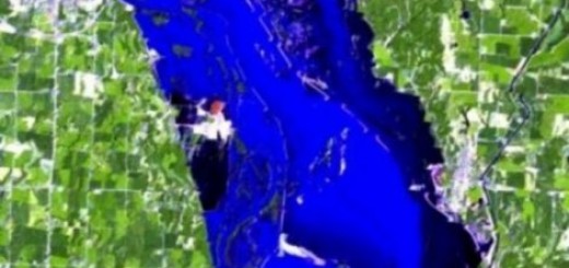 Satelitski snimak rečnog basena (+)
