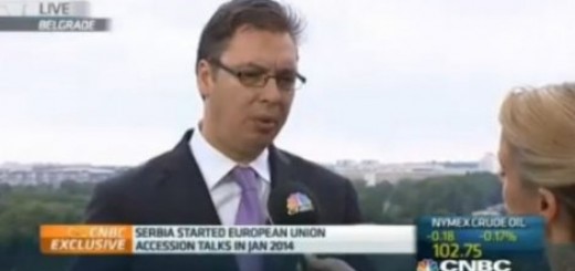 Vučić daje intervju Si-En-Bi-Siju