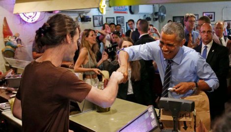 Obama naručio roštilj preko reda